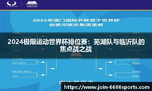 2024极限运动世界杯排位赛：芜湖队与临沂队的焦点战之战